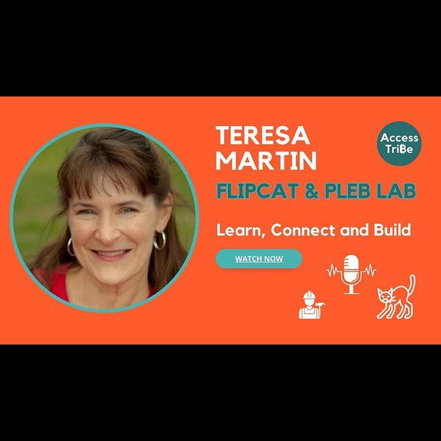 AT65 - Teresa Martin, Flip Cat and Pleb Lab - podcast episode cover