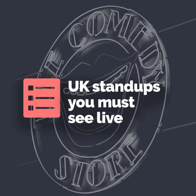 Top 5 British standups you have to see live - podcast episode cover