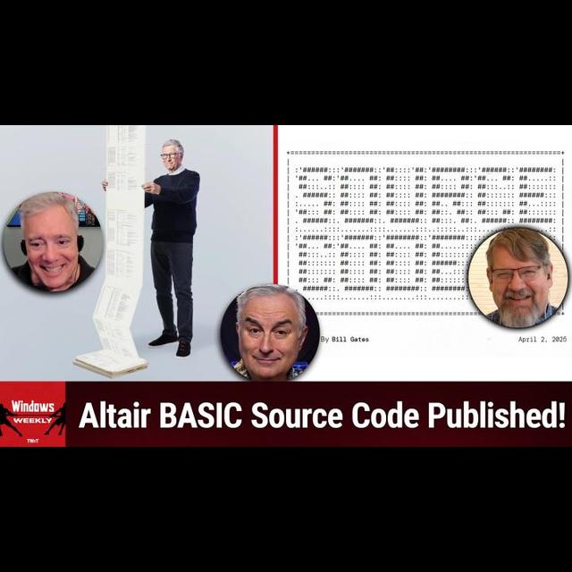WW 926: You're Ugly When You Cry - Altair BASIC, Switch 2's pricing, Wintoys - podcast episode cover