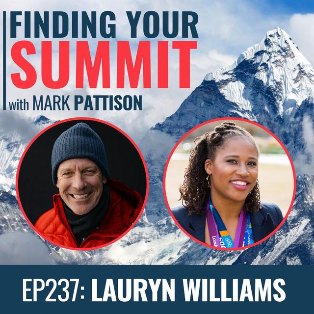EP 237: Lauryn Williams:  4 Time Olympic Champion in both the Summer and Winter Olympics. - podcast episode cover