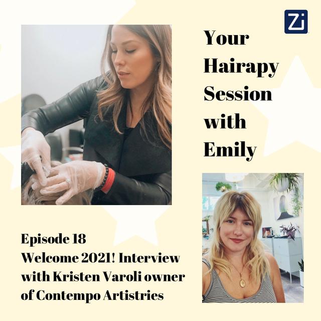 Episode 18: Welcome 2021! Interview with Kristen Varoli Owner of @contempoartistries - podcast episode cover