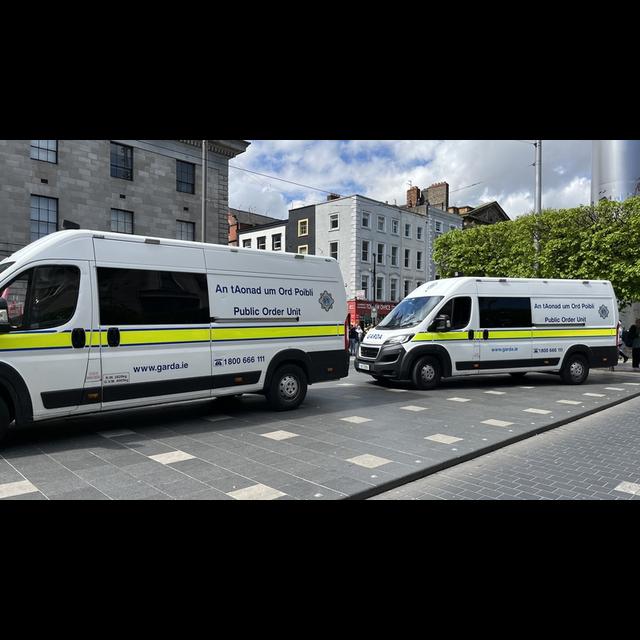 A significant Garda presence in Dublin city ahead of protests - podcast episode cover