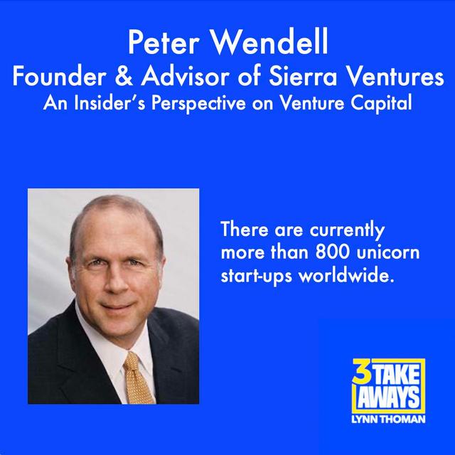 An Insider’s Perspective on Venture Capital: Sierra Ventures Founder and Advisor Peter Wendell (#61) - podcast episode cover
