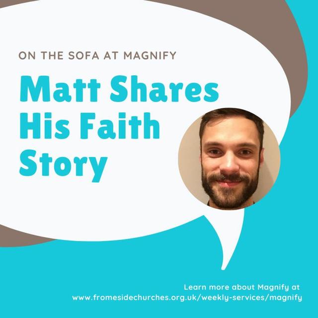 On the Sofa E14 Matt shares his faith journey - podcast episode cover