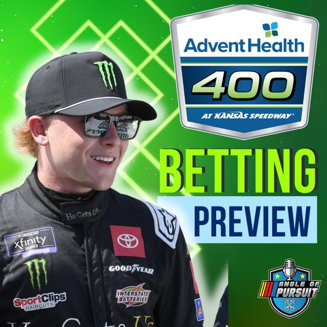 Top Picks For The AdventHealth 400 At Kansas: Nascar Betting Picks! - podcast episode cover