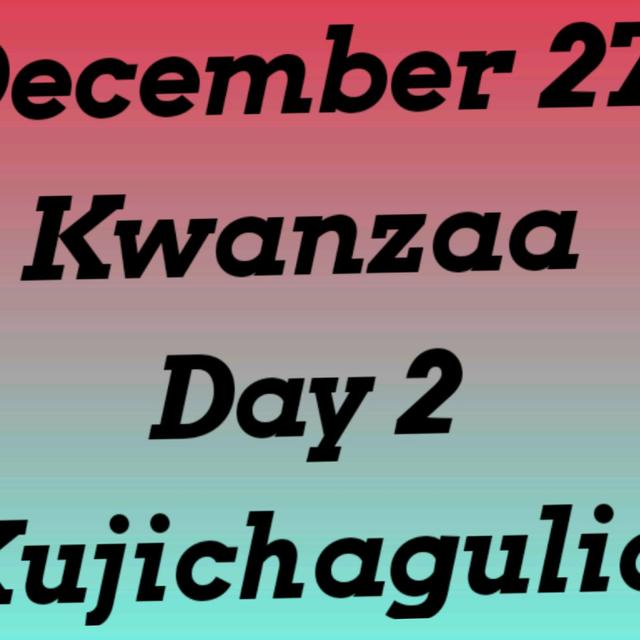 Let's Talk About 'Kujichagulia' Self Determination - podcast episode cover