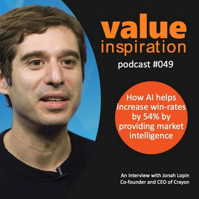 How AI helps increase win-rates by 54% by providing market intelligence - podcast episode cover