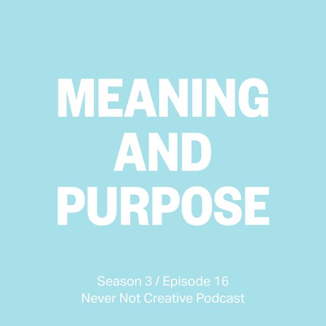 S3 Ep16 Meaning And Purpose - podcast episode cover