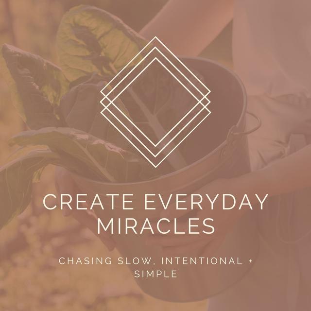 Everyday Miracles: Chasing Slow, Intentional + Simple[Week Eight] - podcast episode cover