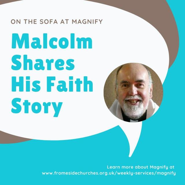 On the Sofa E12 Malcolm Shares his Faith Story at Magnify - podcast episode cover