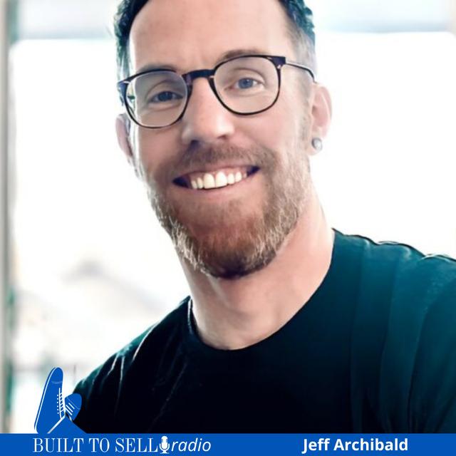 Ep 452 How to Turn a 3x EBITDA Offer into 5x. Creative earn out structures. Declining projects without losing a customer and selling a service business with Paper Leaf founder, Jeff Archibald. - podcast episode cover