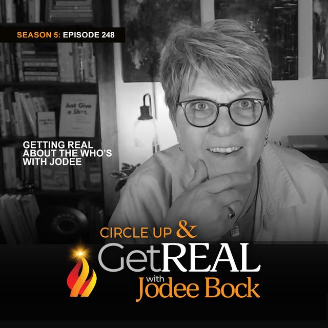 Getting REAL About the Who's With Jodee - podcast episode cover
