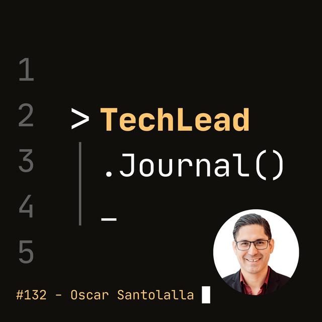 #132 - Rock the Tech Stage With Public Speaking and Killer Demo - Oscar Santolalla - podcast episode cover