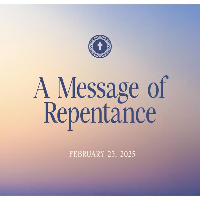 A Message of Repentance - podcast episode cover