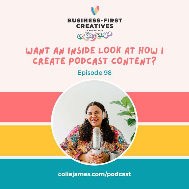 Want an inside look at how I create podcast content? - podcast episode cover