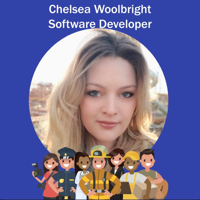 133: Software Developer - Chelsea Woolbright is a Principal Software Engineer - podcast episode cover