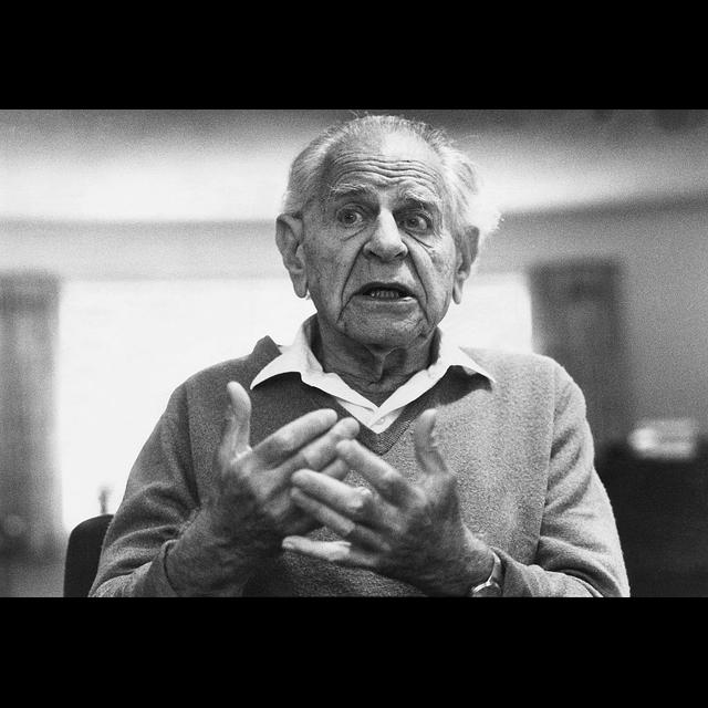 A portrait of philosopher Karl Popper - podcast episode cover