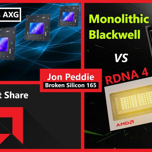 165. Future of Intel’s AXG, AMD Market Share, Nvidia Blackwell v RDNA 4 | Jon Peddie - podcast episode cover
