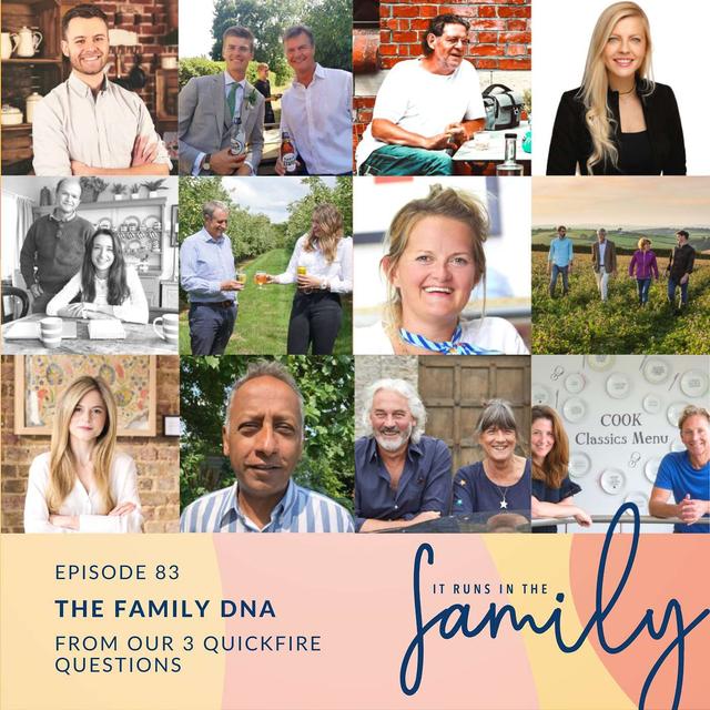 Uncovered: The Family DNA From Our 3 Quickfire Questions #83 - podcast episode cover
