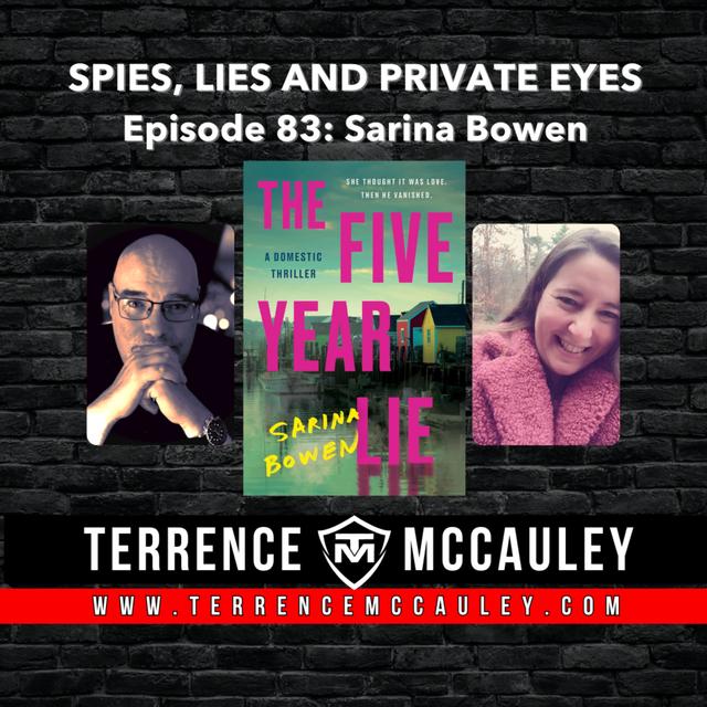 Sarina Bowen, bestselling romance author, ventures into thrillers with THE FIVE YEAR LIE - podcast episode cover