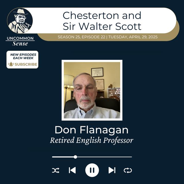Chesterton and Sir Walter Scott - podcast episode cover