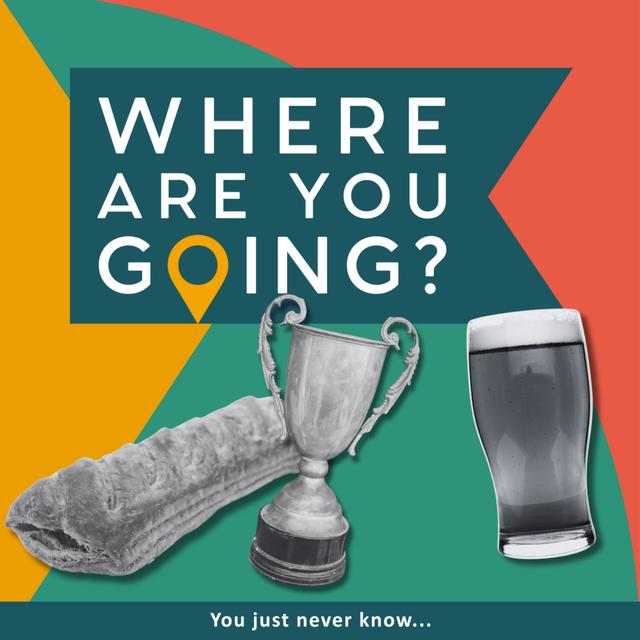 A trophy, a pint and a sausage roll - podcast episode cover
