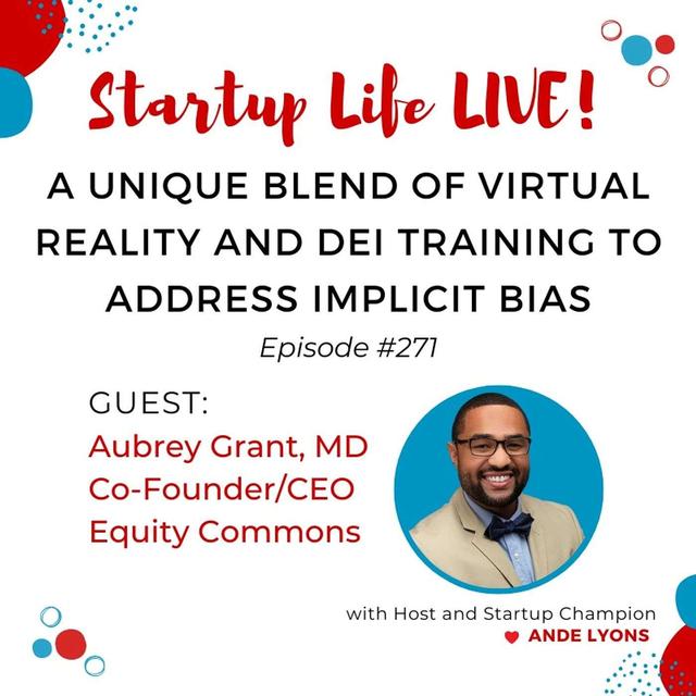 EP 271 A Unique Blend of Virtual Reality and DEI Training to Address Implicit Bias - podcast episode cover