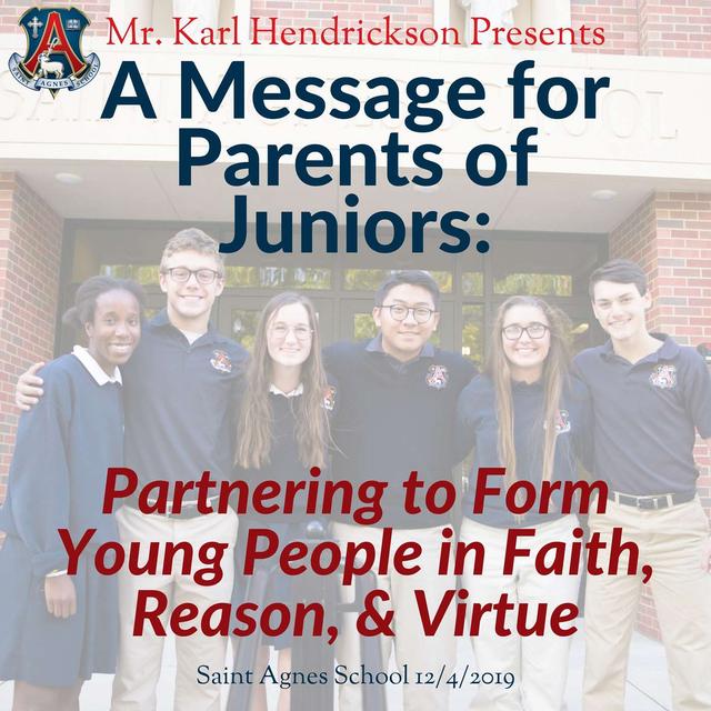 A Message for Junior Parents with Mr. Karl Hendrickson - podcast episode cover