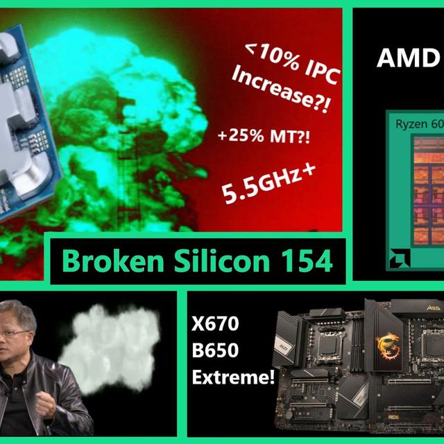 154. ZEN 4 Bombshells, Mendocino APU, X670 & B650 Extreme, Nvidia Farts at Computex - podcast episode cover