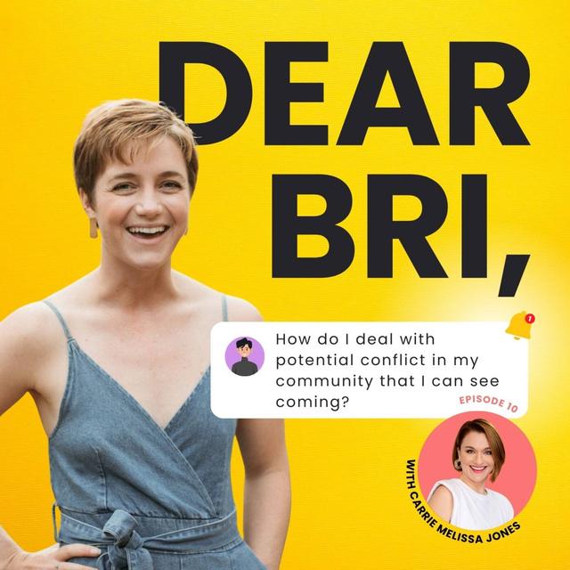 How do I deal with potential conflict between members in my online community? with Carrie Melissa Jones, CEO of the CMJ Group - podcast episode cover