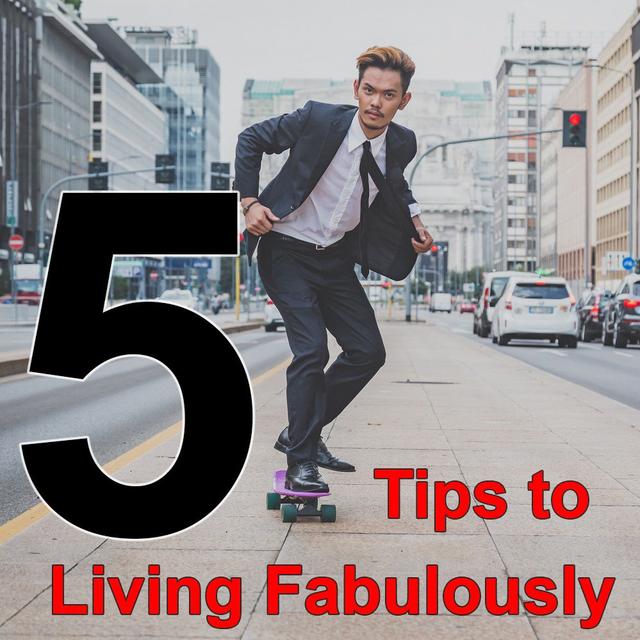 5 Tips to Living Fabulously - Queer Money Ep. 97 - podcast episode cover