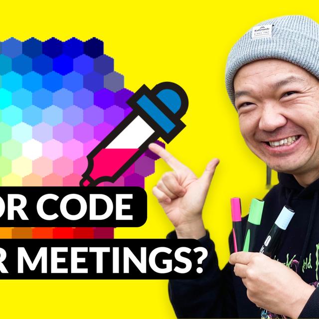 #28 Why should you  color-code meetings? - podcast episode cover