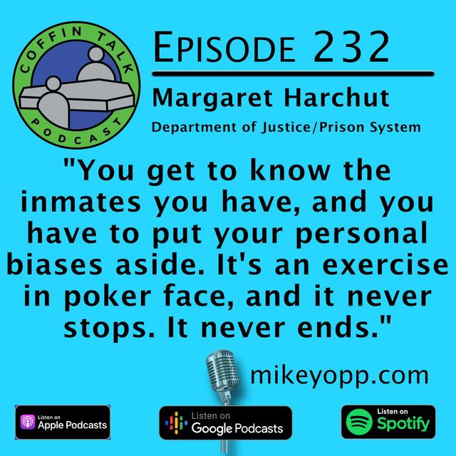 #232 - Department of Justice - Margaret Harchut - podcast episode cover