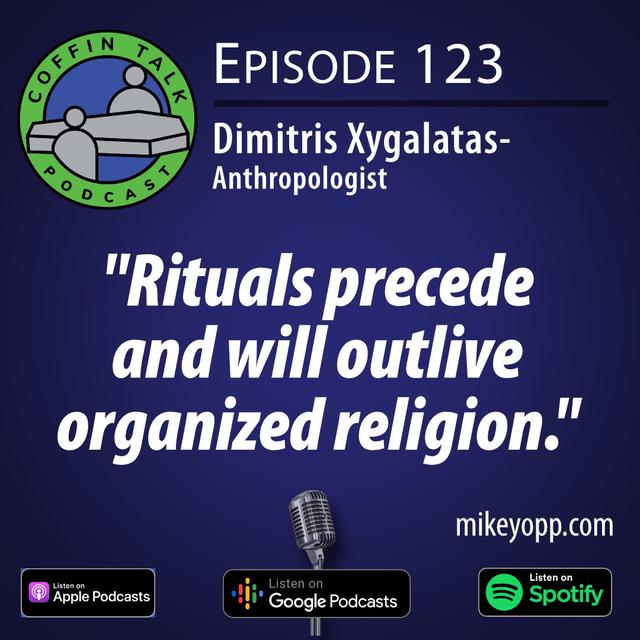 #123 - Anthropologist - Dimitris Xygalatas - "Cultural Inertia" - podcast episode cover
