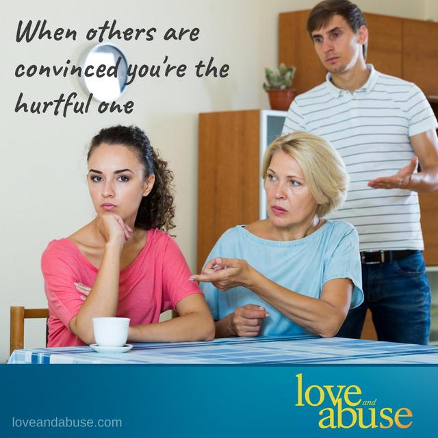 When your friends and family get convinced you're the hurtful one - podcast episode cover