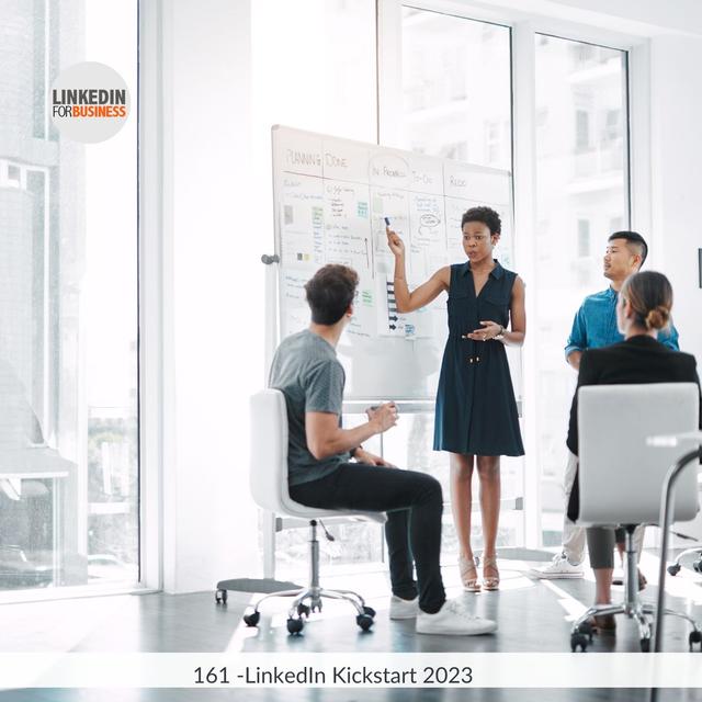 161-LinkedIn KickStart 2023 - podcast episode cover