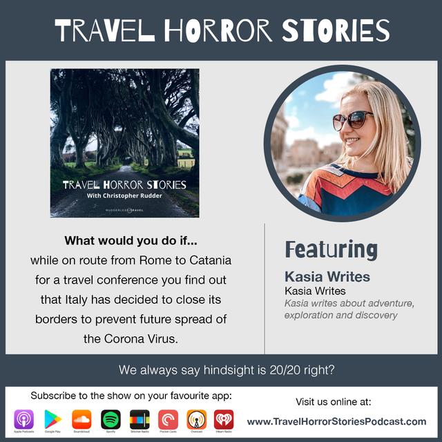Calm, Cool & Collected While Finding Catania Italy Flights (with Kasia Writes) | 4 - podcast episode cover