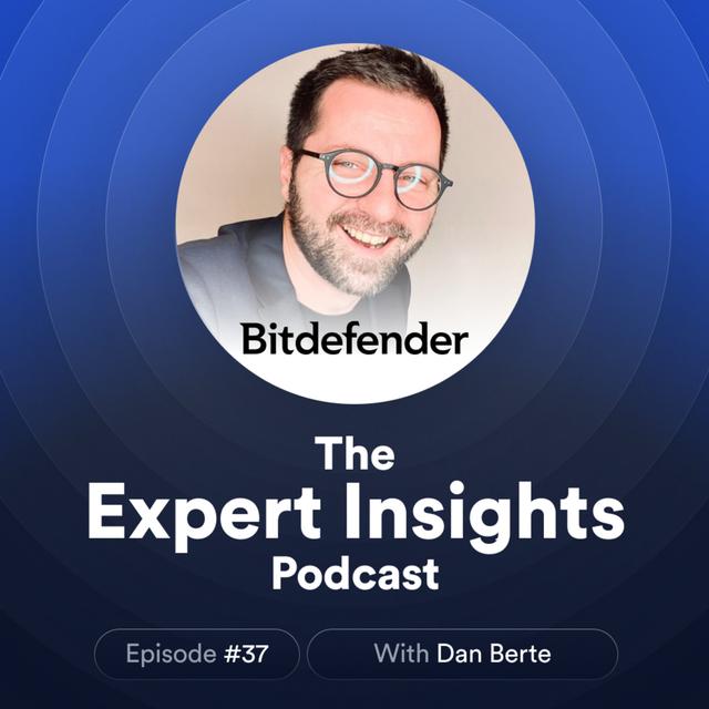 #37 - The IoT Security Landscape (Dan Berte, Bitdefender) - podcast episode cover