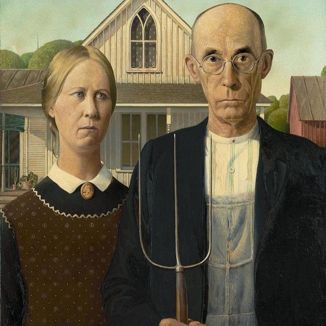 Ep. 54 - Grant Wood's "American Gothic" (1930) - podcast episode cover