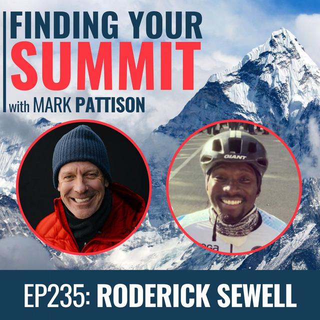 EP 235:  Roderick Sewell-  Born with no legs, this gladiator went on to complete the Ironman - podcast episode cover