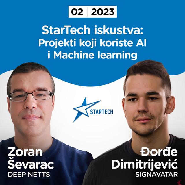StarTech iskustva: Projekti koji koriste AI i Machine learning - Pojačalo StarTech specijal EP2 - podcast episode cover