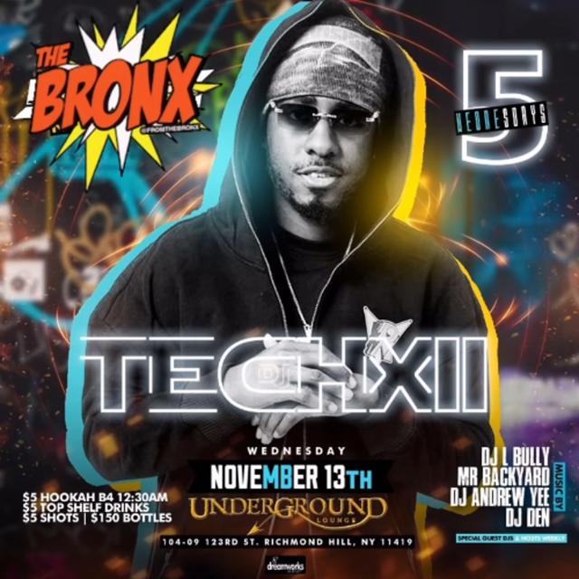 UNDER GROUND 5 DOLLAR WEDNESDAYS TECH XII LIVE (QUEENS NY) - podcast episode cover