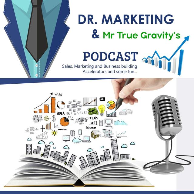 How to Double Your Clients with Dr Marketing and Mr True Gravity - podcast episode cover