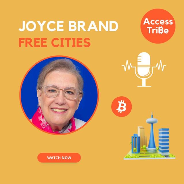 AT60 - Joyce Brand, Free Cities - podcast episode cover