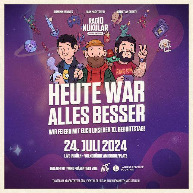 Episode 218: 10. Geburtstag - das Live-Event - podcast episode cover