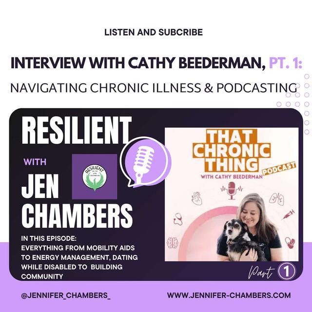 Navigating Chronic Illness & Podcasting with Cathy Beederman - podcast episode cover