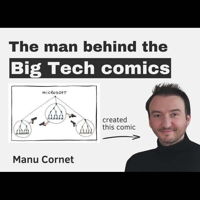 The man behind the Big Tech comics – with Manu Cornet - podcast episode cover