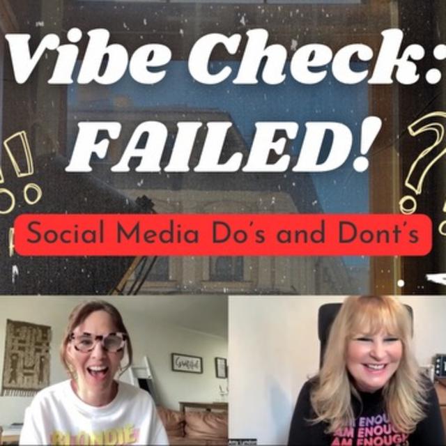 🎭 VIBE CHECK: FAILED! The Do’s & Don’ts of Social Media for Actors (ACTORS! YOU ARE ENOUGH!!! PODCAST) - podcast episode cover