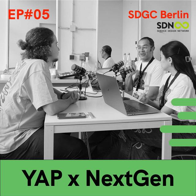 Service Design YAP meets the Next Gen Designers at SDGC Berlin - podcast episode cover