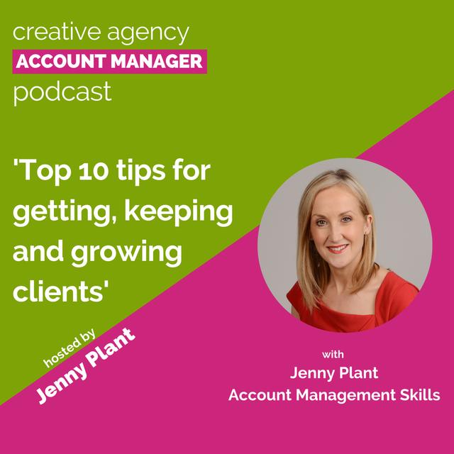 Top 10 tips for getting, keeping and growing clients from podcast guests - podcast episode cover